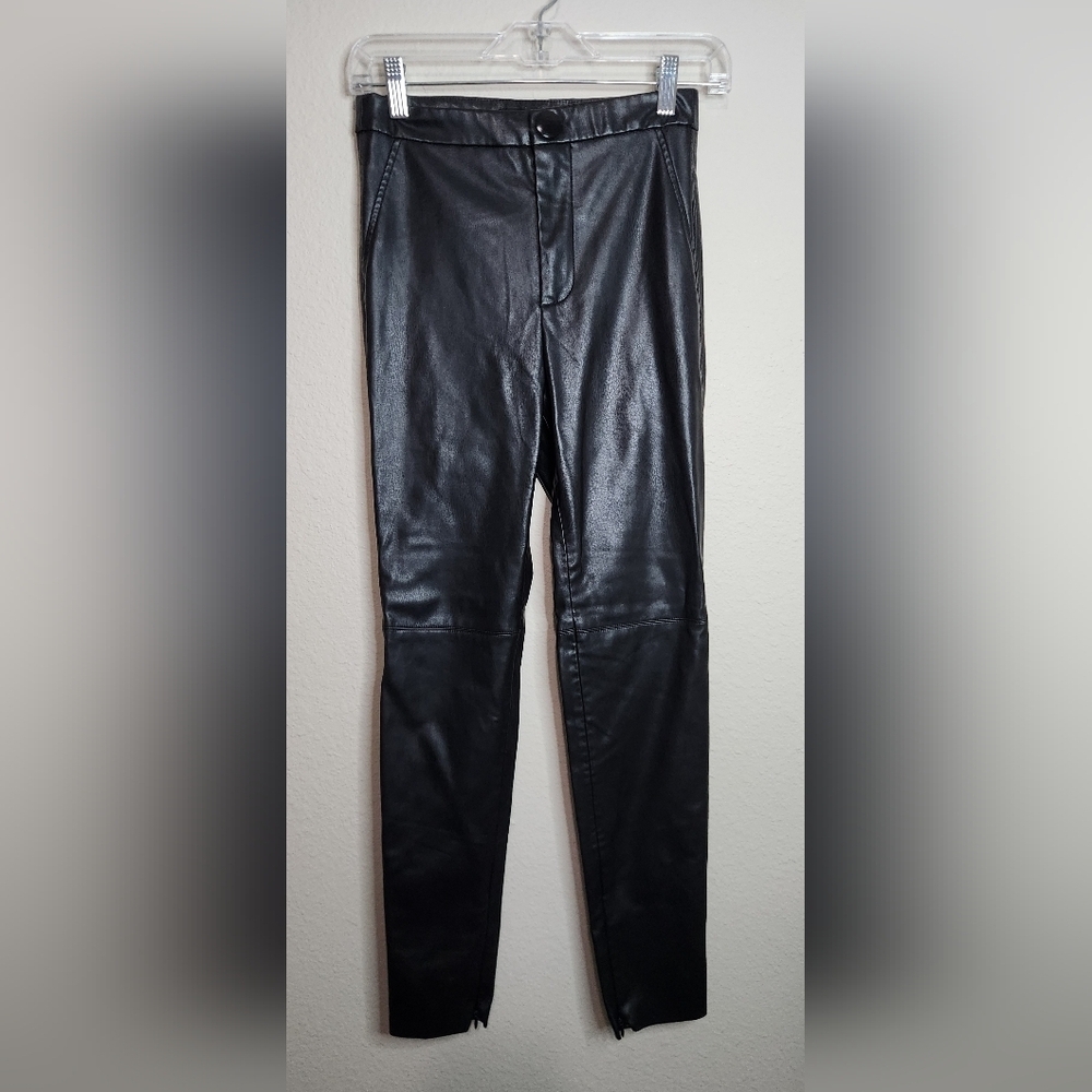 Zara Faux Leather Pants Size Small